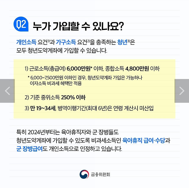 청년도약계좌 가임조건 및 신청기간, 신청방법 은행별 금리