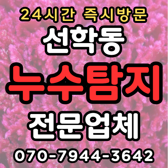 선학동누수] 천장누수1
