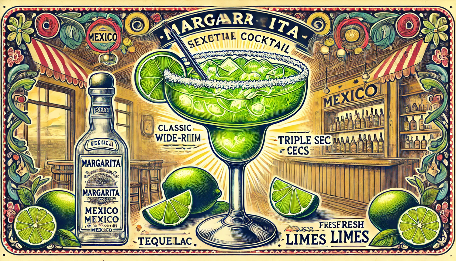 마가리타 (Margarita) – 멕시코 대표 칵테일