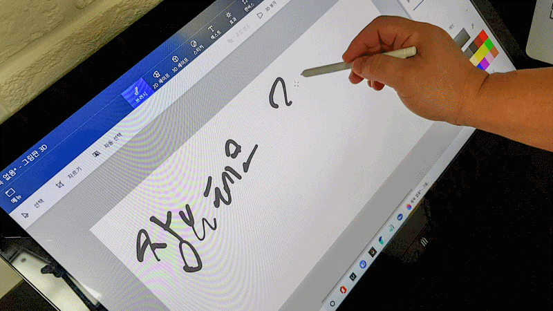 액정태블릿 웹툰 작가를 준비한다면 추천!● 27형 대화면 터치 모니터 "창은테크" 13