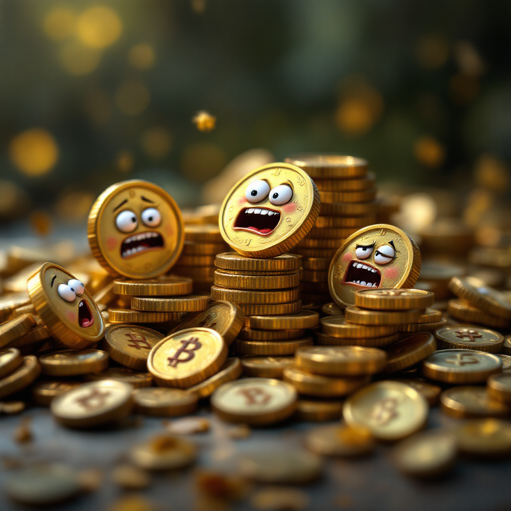 Money has personality concept art