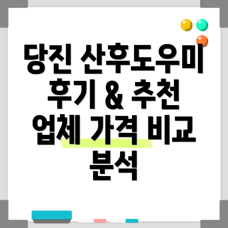 당진3동 산후도우미
