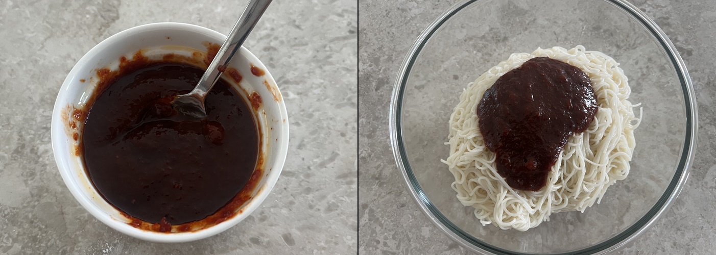 열무비빔국수만들기_열무비빔국수_양념장_만들기