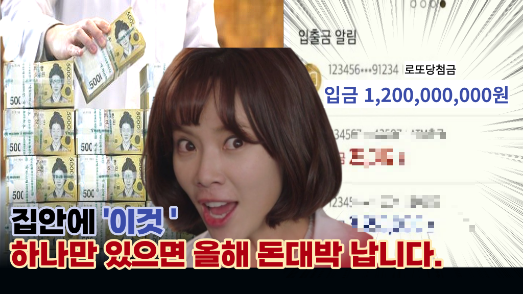  '집에 이것만 있으면 끝' 유명 풍수가가 알려주는 재물복 터트리는 손쉬운 방법