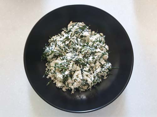  다이어트에 좋은 '두부 톳나물 무침' 만들기 / seasoned with Seaweed fusiforme and tofu