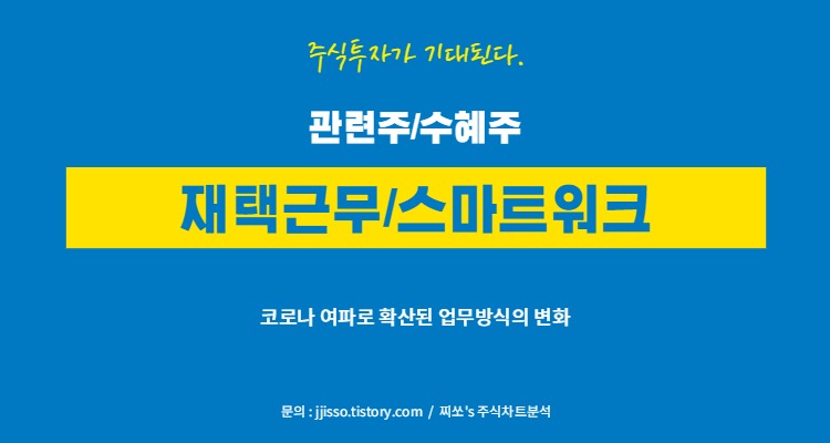  재택근무/스마트워크 관련주 - 대장주 그리고 수혜주는 무엇?