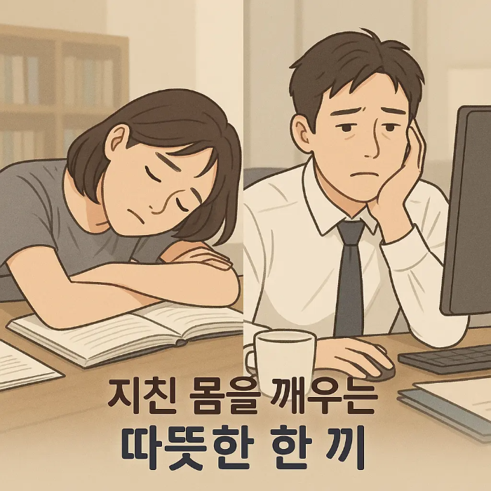 지친 하루를 깨우는 따뜻한 한끼 썸네일