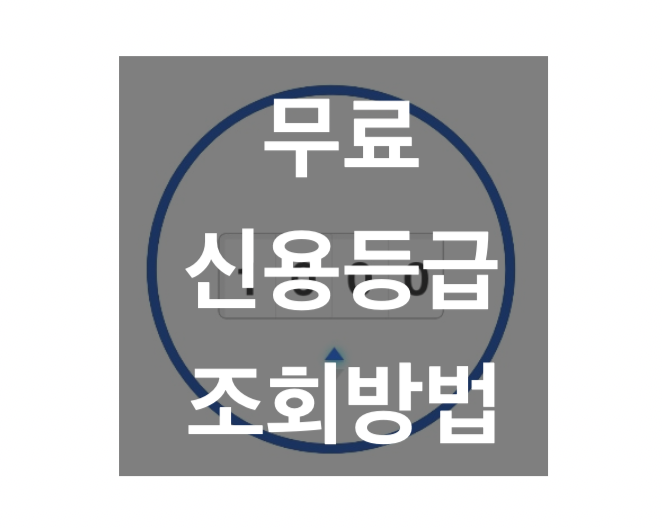 신용등급 조회방법 [상식] 카카오뱅크 무료 4