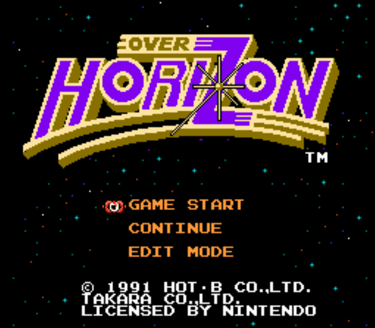  NES ROMS - Over Horizon (EUROPE / 유럽판 롬파일 다운로드)