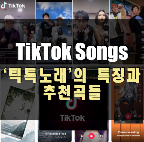  틱톡 노래...새로운 차트로 자리잡다. (틱톡 노래의 특징과 추천곡들)