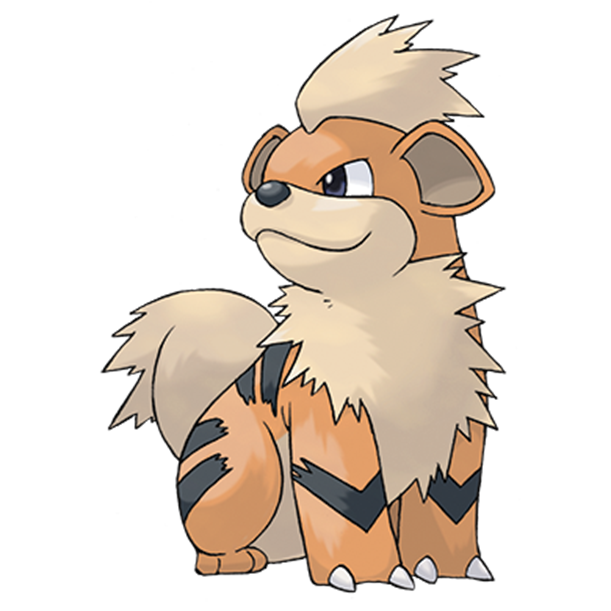  [포켓몬도감]  No. 058 가디 Growlithe #058