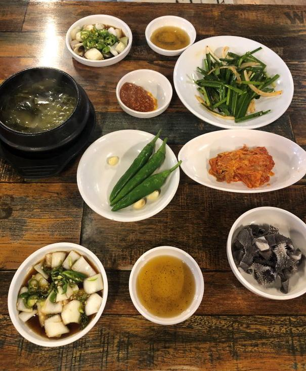 당산옛날곱창-기본반찬