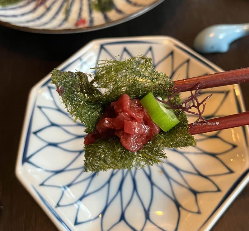 오츠쿠리 감태우니육회