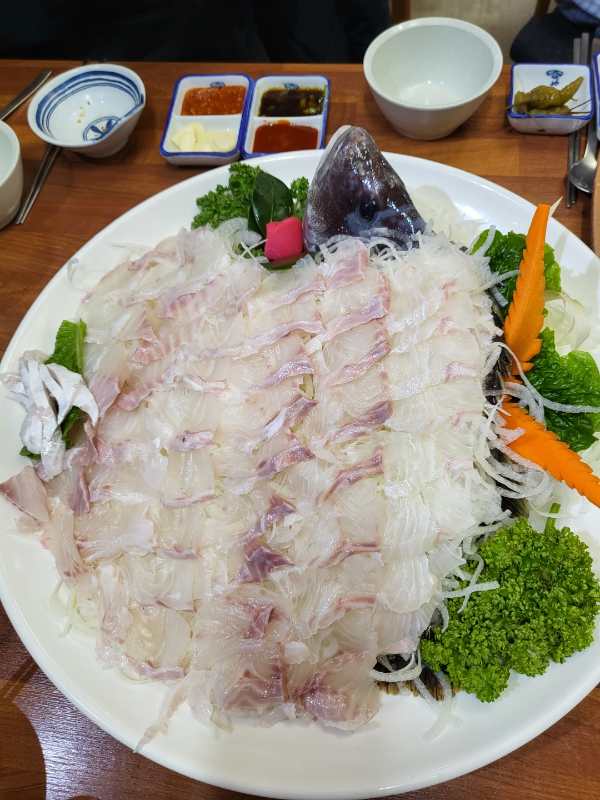  제주 여행 대포 동산횟집 방문 후