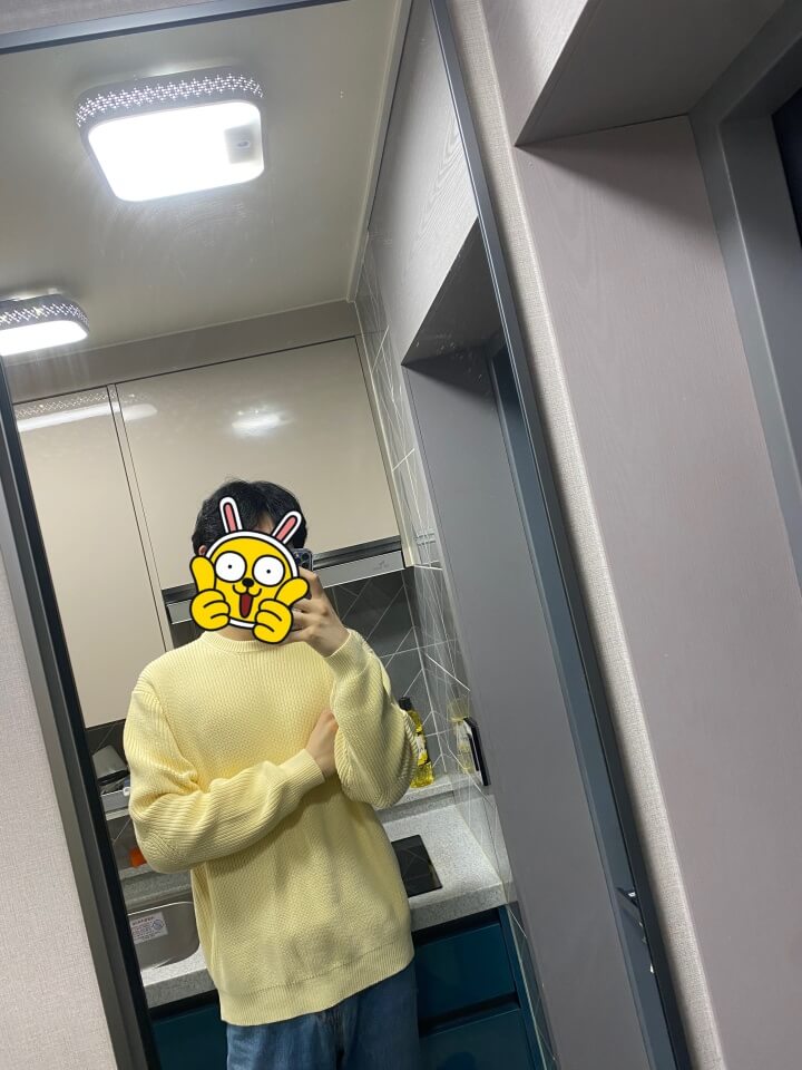 본인 실제 착용 사진