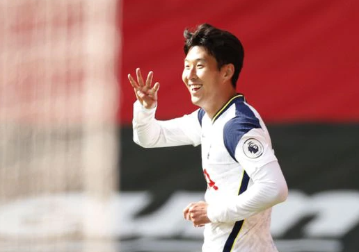  ‘손흥민 한경기에 4골 폭발’ 토트넘, 사우샘프턴 원정서 5-2 대역전승