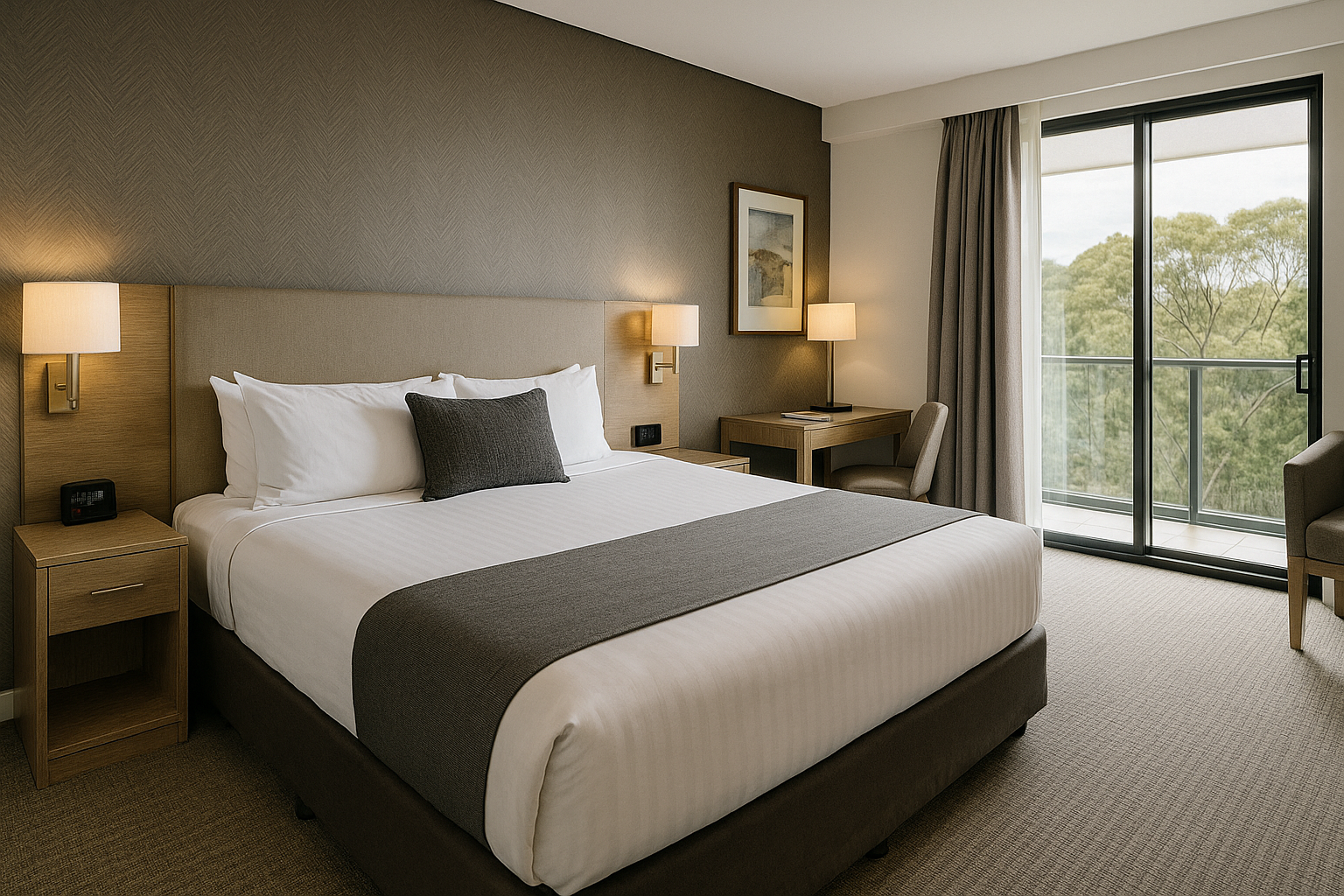 Pacific Hotel Brisbane 내부 인테리어 사진