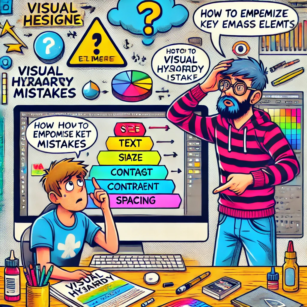 초보 디자이너들이 자주 하는 시각적 계층 구조 실수와 해결 방법