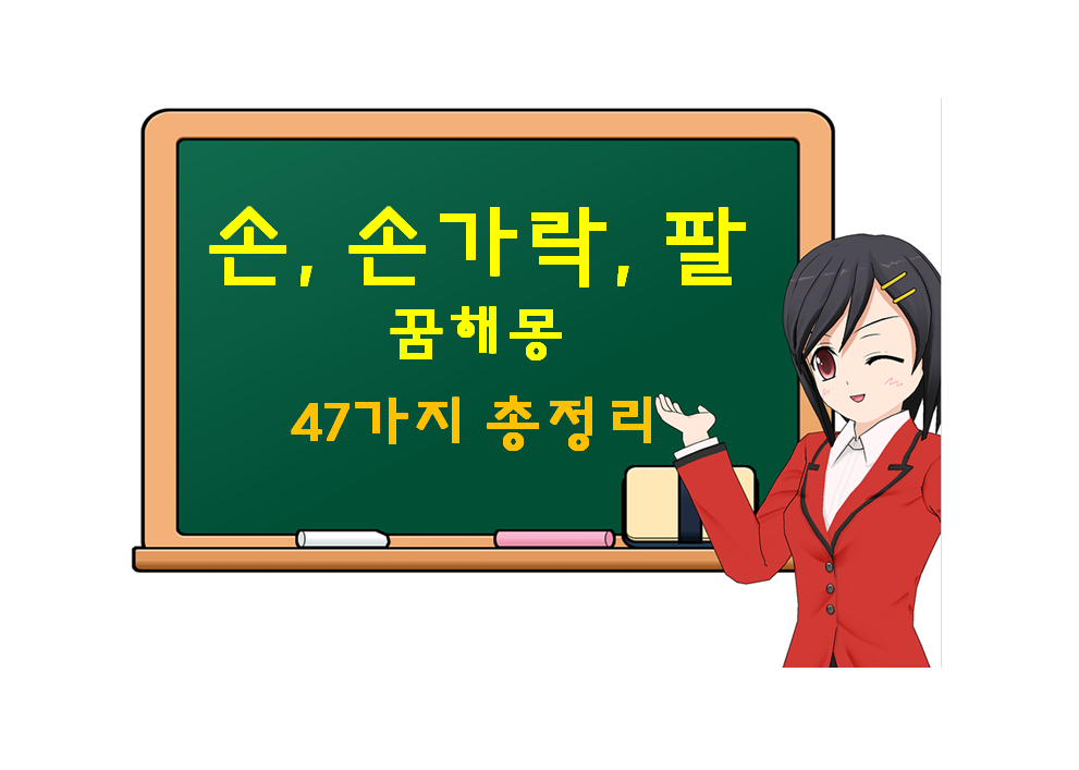  손, 손가락, 팔 꿈해몽 47가지 총정리