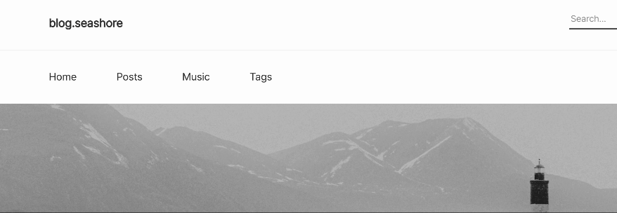 기존의 마우스 호버 이펙트를 보여주는 gif