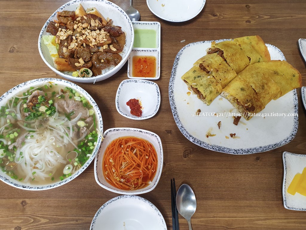 설 명절 귀성 가족 맛집 베트남 식당 미담 분짜