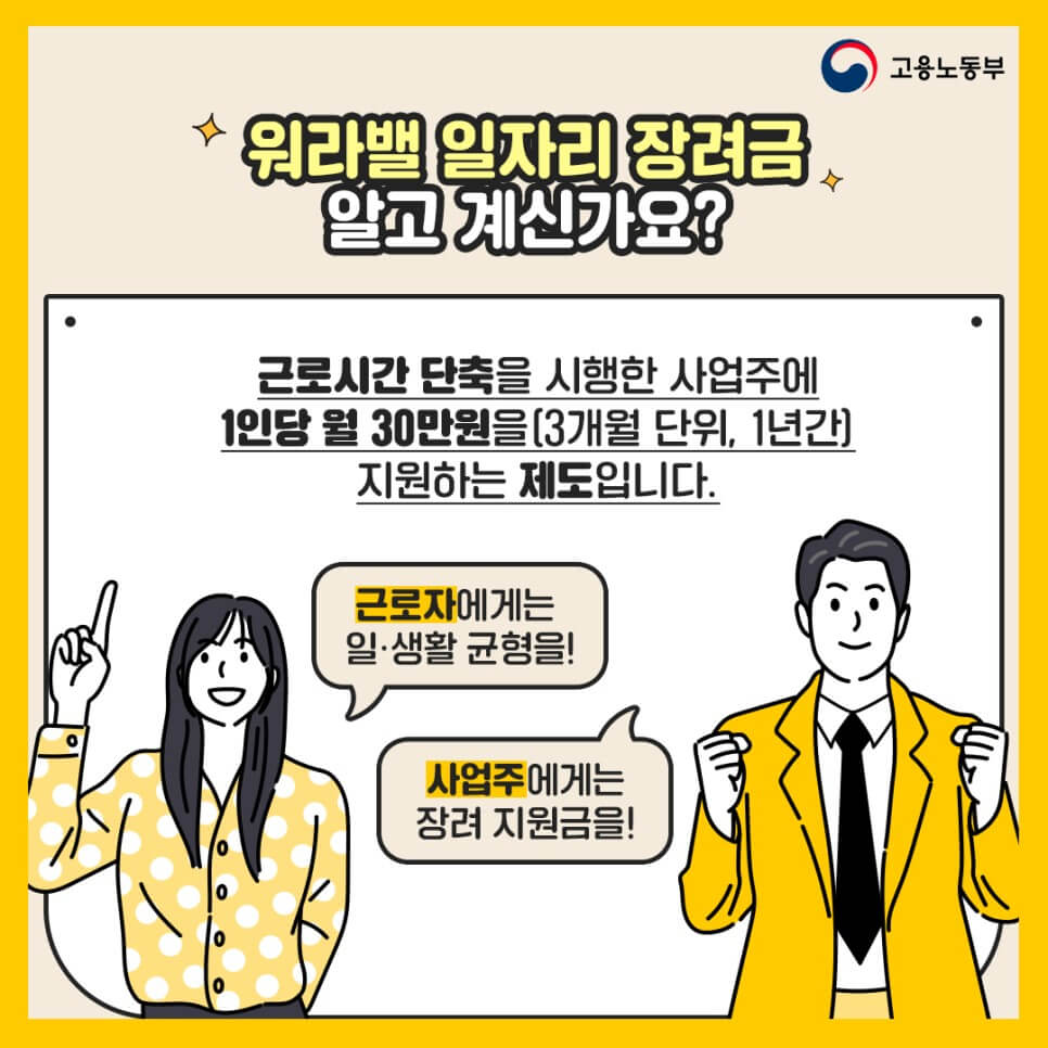워라밸일자리장려금