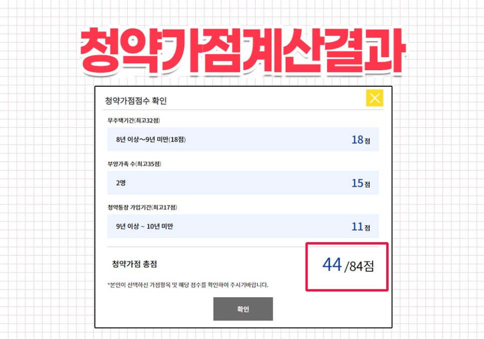 무주택 기간과 부양가족이 중요한 이유 청약가점계산기를 활용하는 6