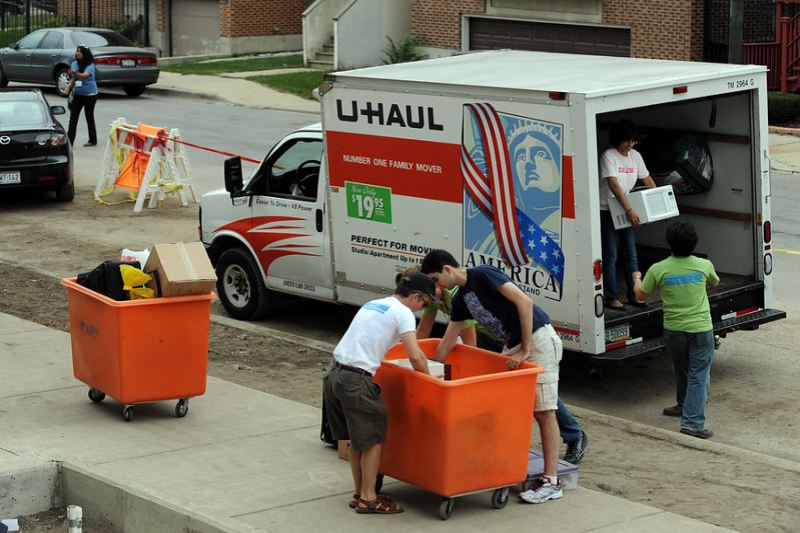 U-Haul 이용하기