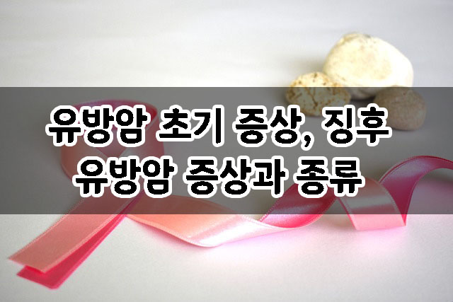  유방암 초기 증상, 유방암 징후, 유방암 증상