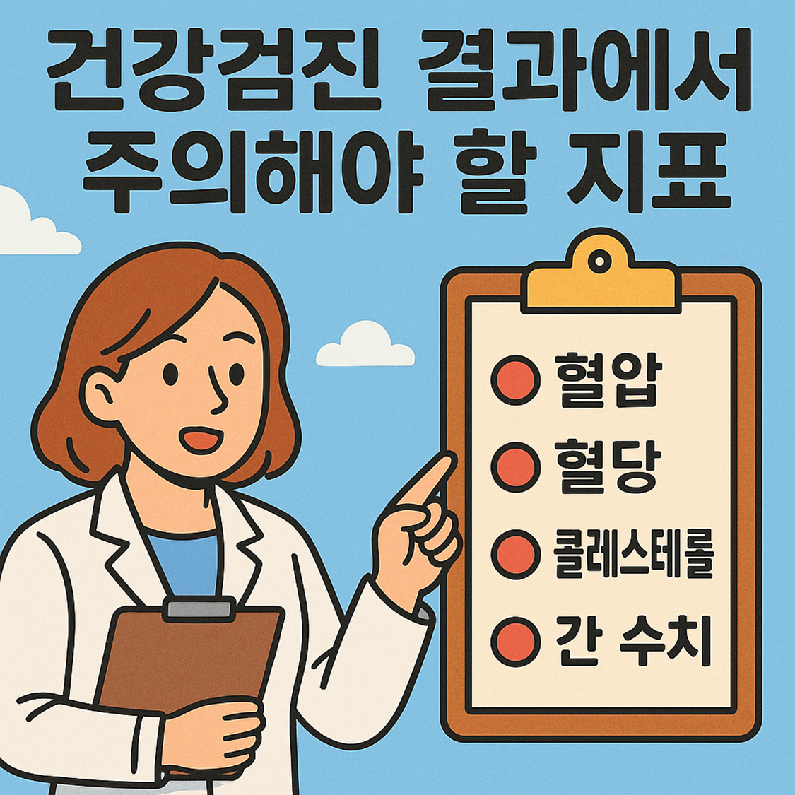 건강검진 결과에서 주의해야 할 지표