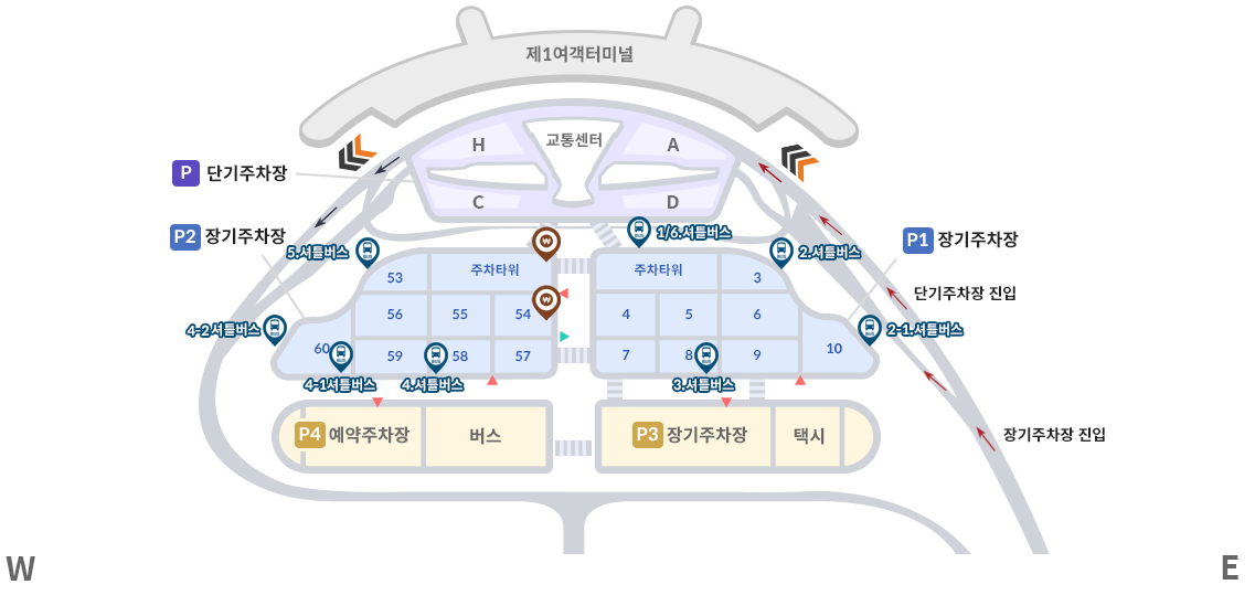 인천공항 주차방법 가이드북(6)