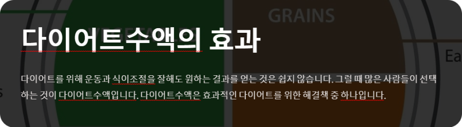  다이어트 수액의 효과와 가격