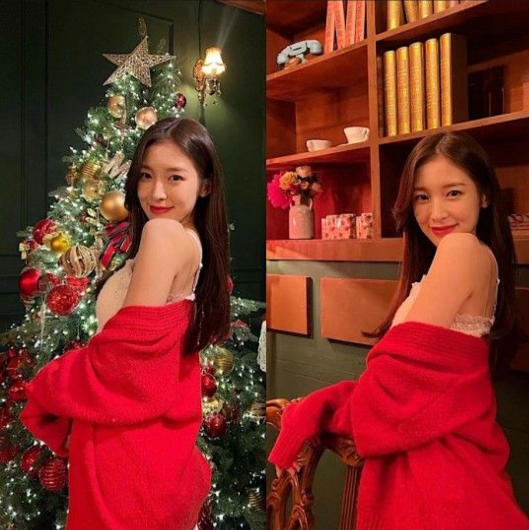  오마이걸 아린, 어깨 다 드러낸 패션.. 여리여리해