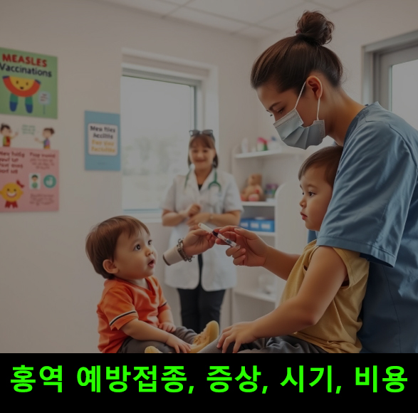 홍역 예방접종, 증상, 시기, 비용