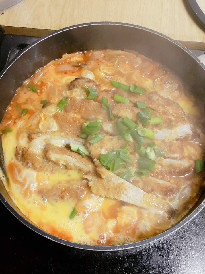  돈까스 김치 나베- 돈까스만 먹기 심심할땐, 돈까스 나베!