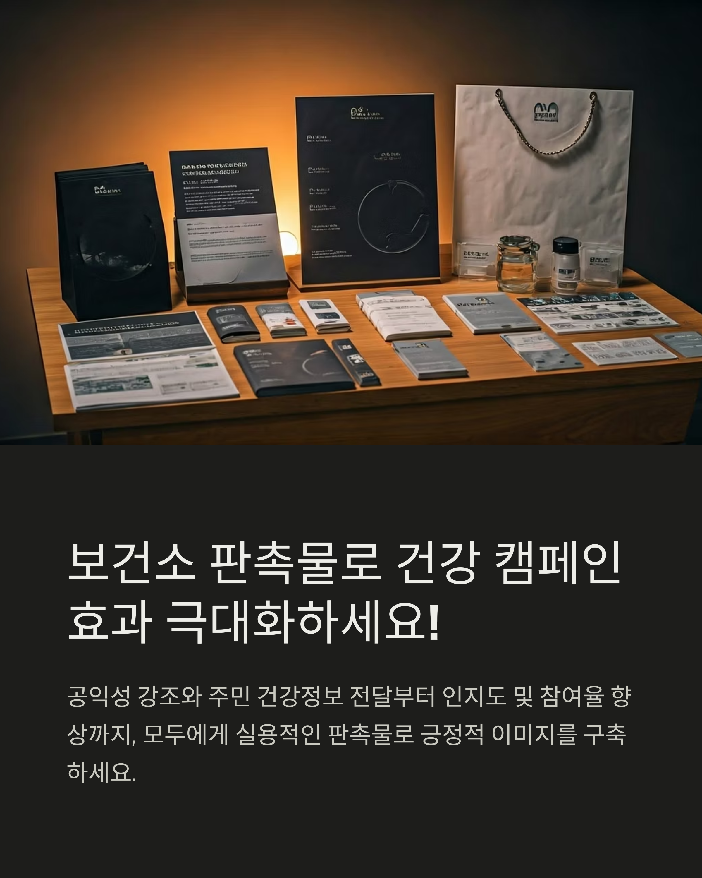 보건소 판촉물로 건강 캠페인 극대화 하세요!