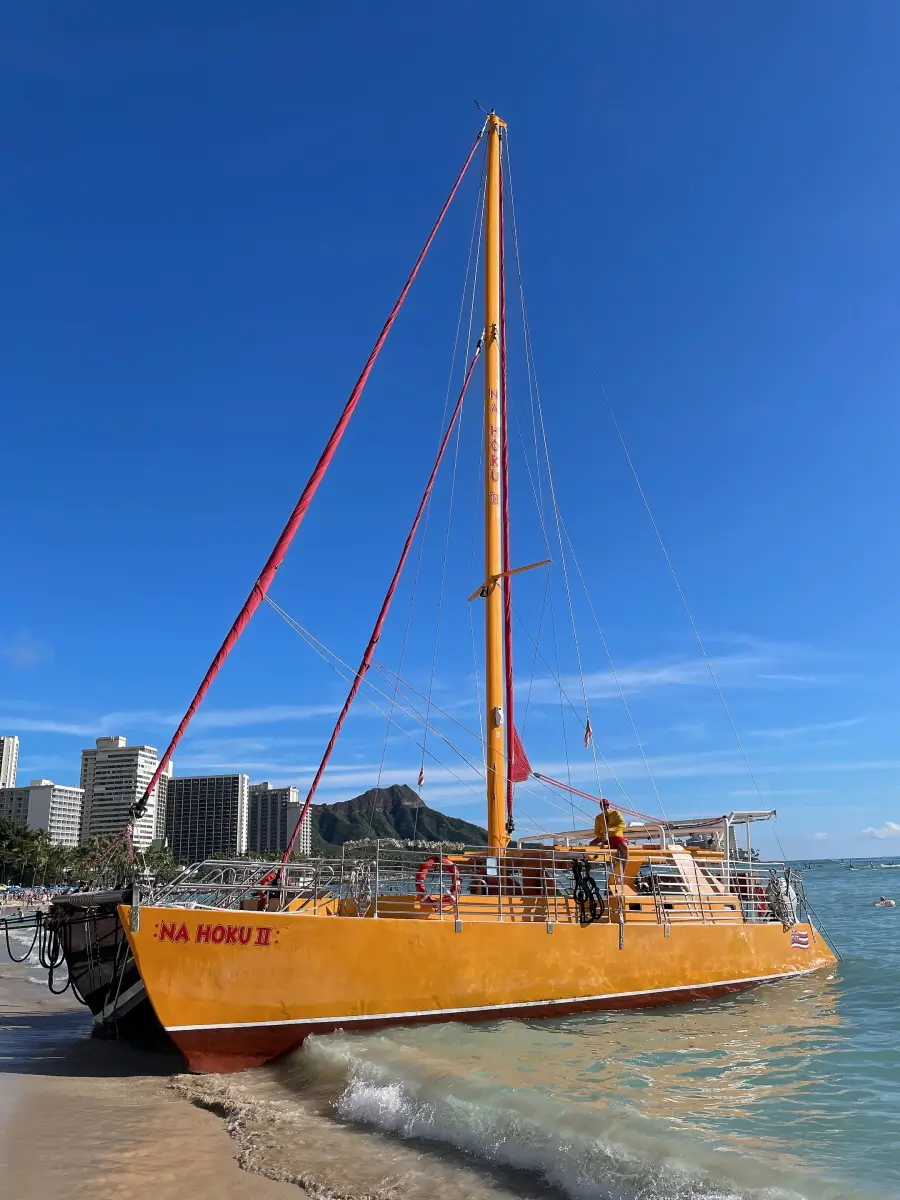 하와이 신혼여행 액티비티 와이키키 보트 타기 선셋 세일 (Sunset Sail)