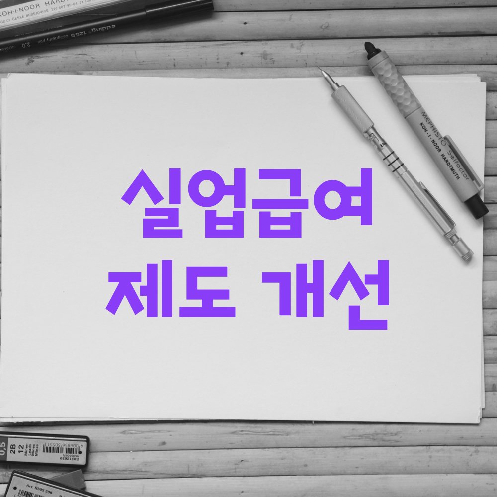 실업급여제도개선