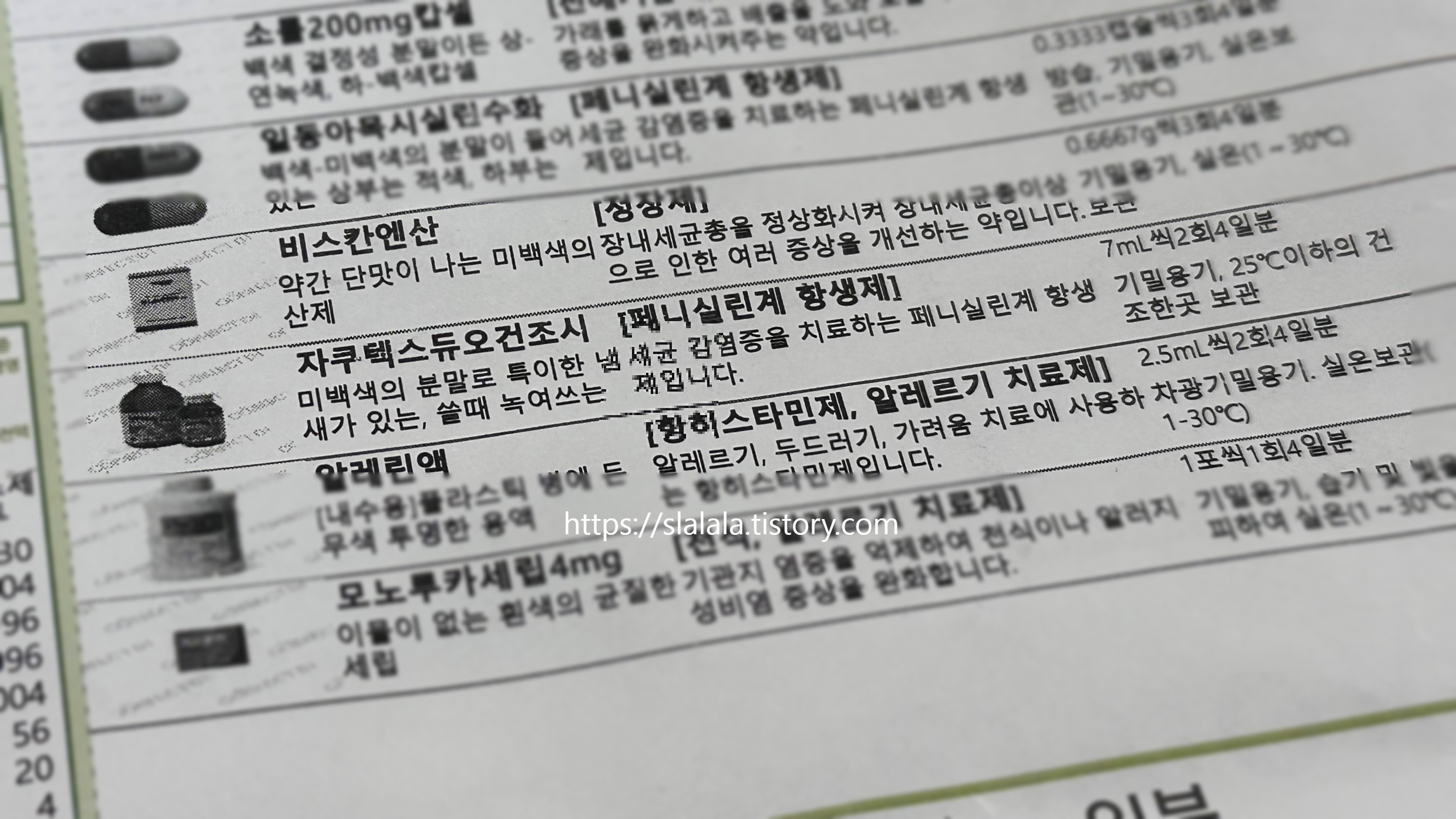 냉장 항생제 처방