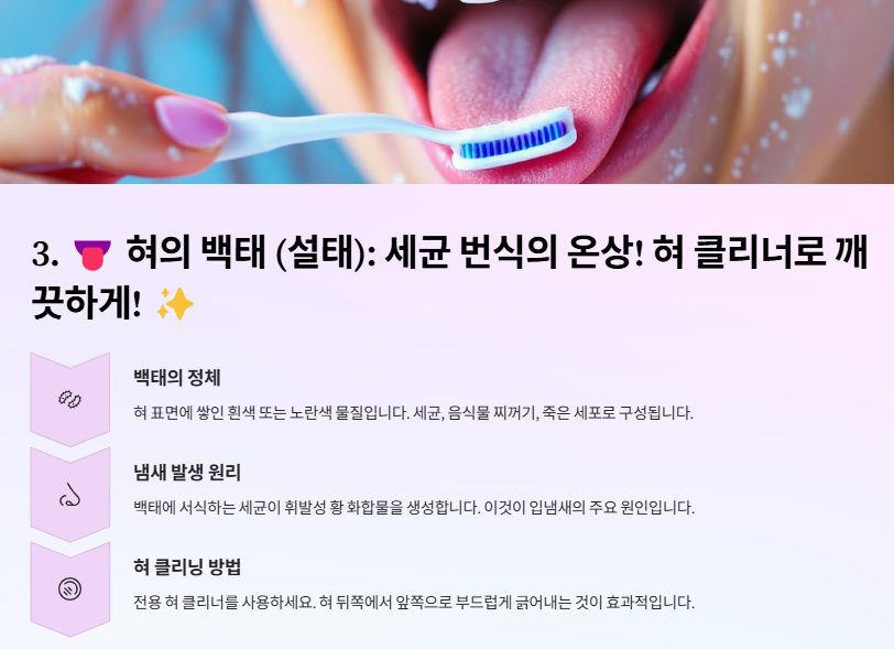 입냄새 원인 및 제거방법: 심한이유와 예방법