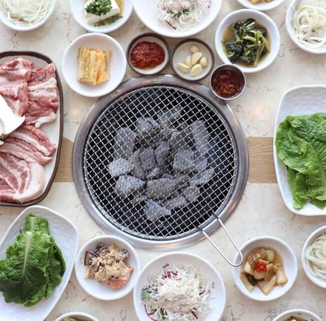 흑돼지 구이