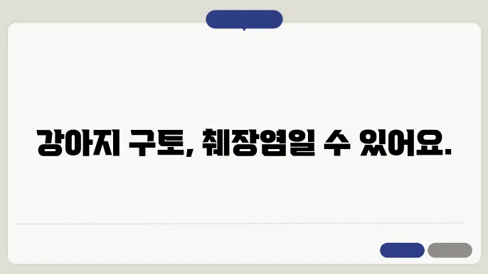 구토가 심한 강아지, 췌장염 증상 의심하기