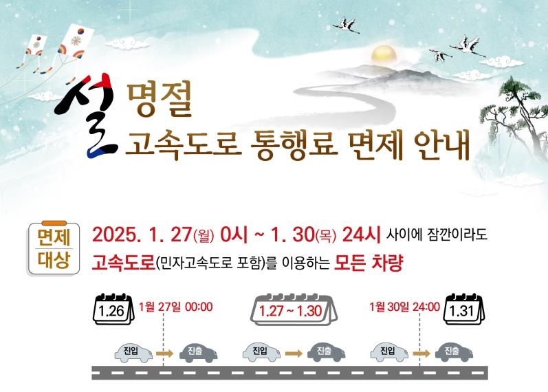 설-연휴-고속도로-통행료