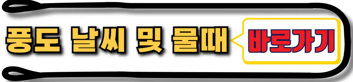 풍도 날씨 및 물때