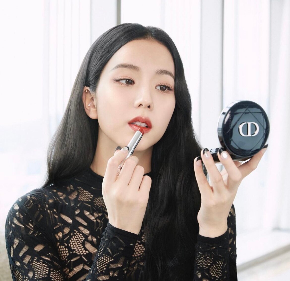  블랙핑크 지수 디올 블랙드레스 인스타그램 사진 모음