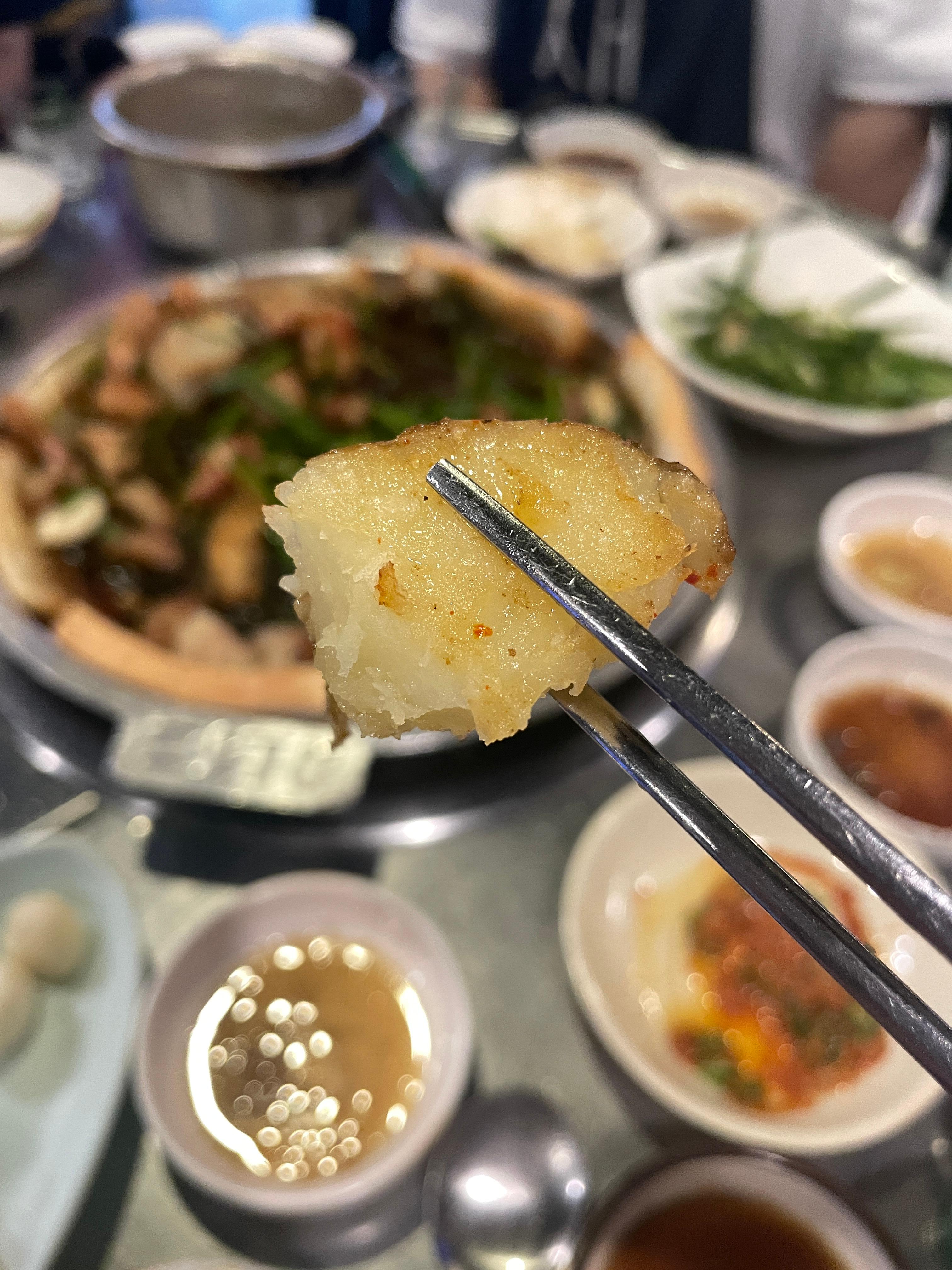 서울대입구 만석곱창 감자
