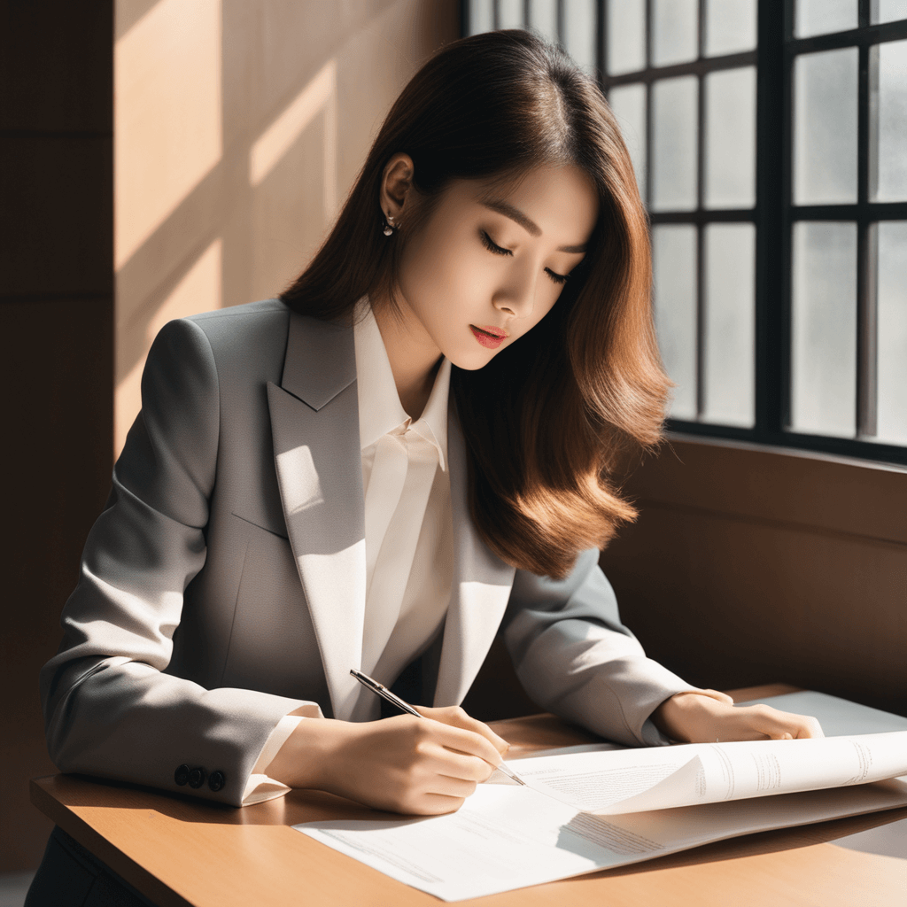 메모하는 가상이지미 여자