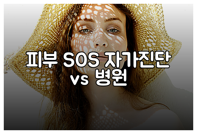 피부 SOS 자가진단 vs 병원