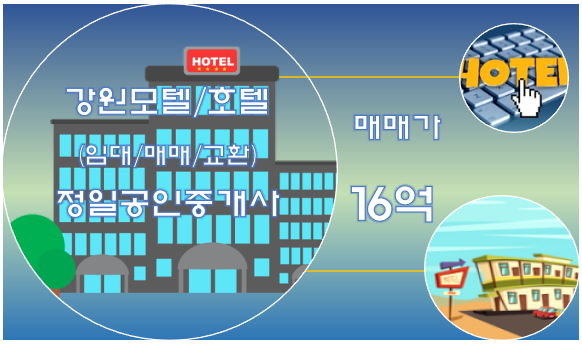  [강원 원주 모텔매매-16억]치악산 근처,시설 좋은 숙박시설입니다.