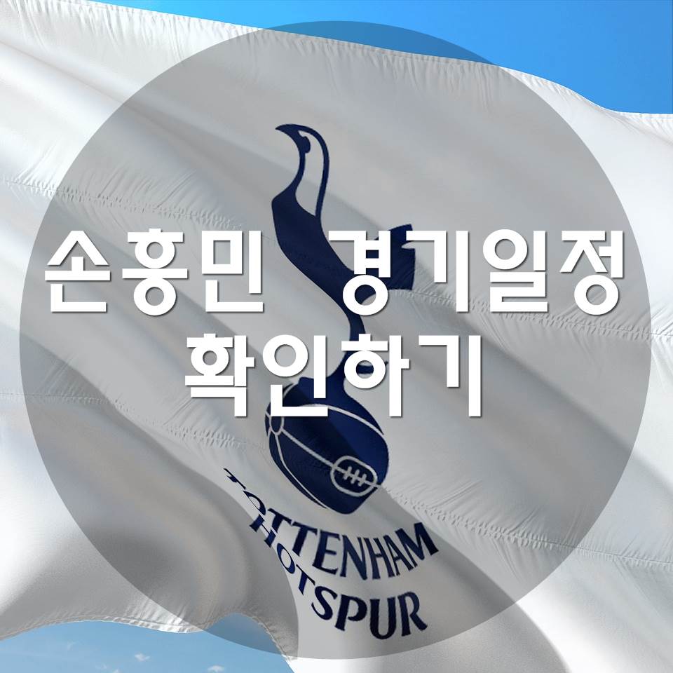  손흥민 경기일정 확인하기